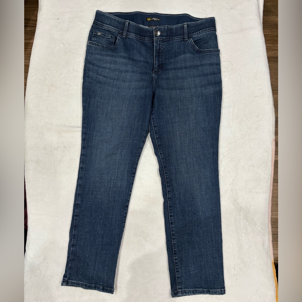 Lee Blue Straight Leg Jeans Classic Fit